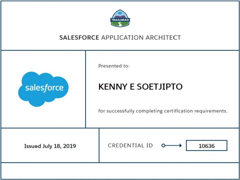 Salesforce Application Architect